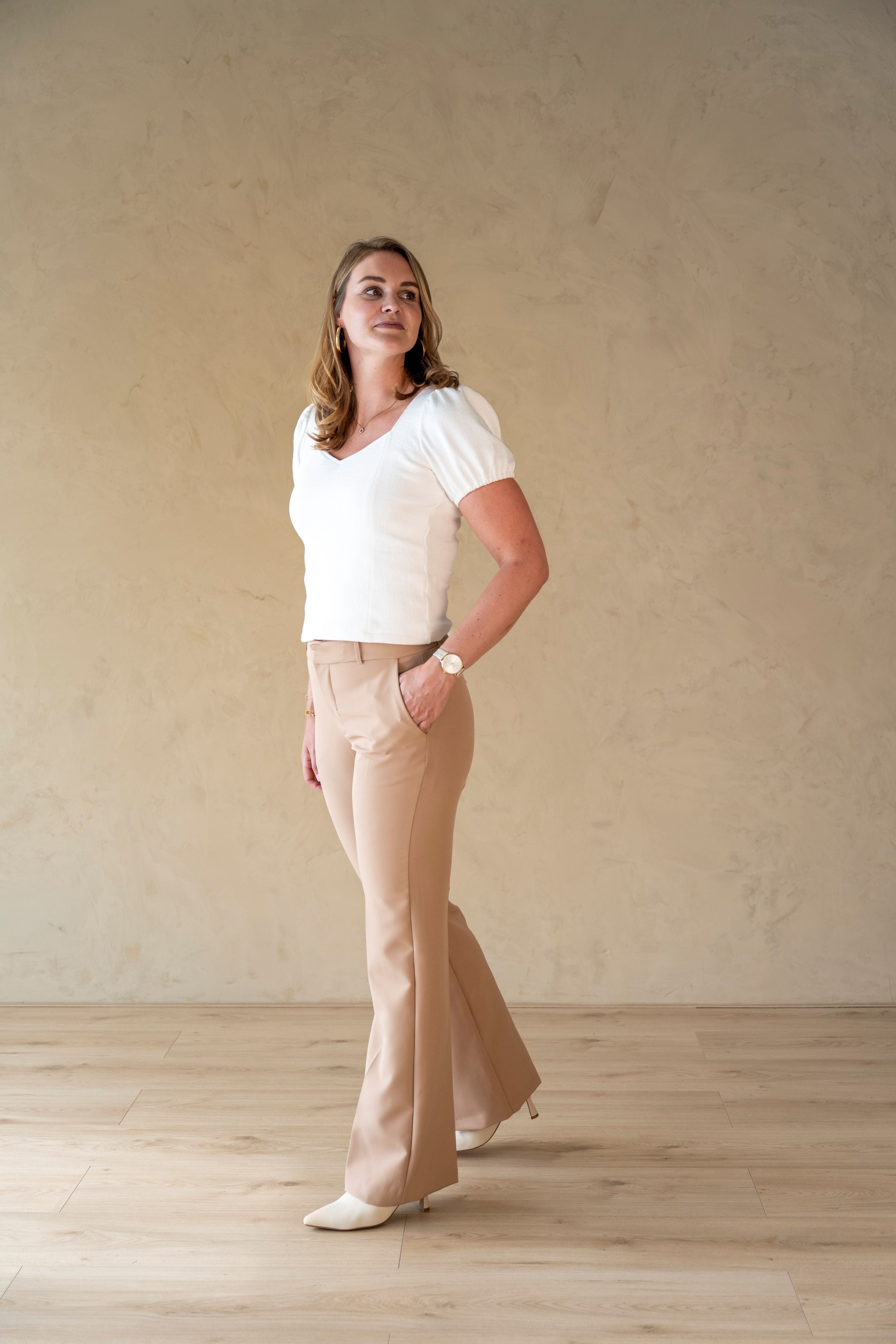 Olivia pantalon - beige